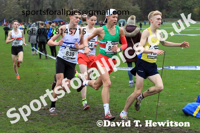 Mens Under-17s, 2022 British Athletics Cross Challenge, Sefton Park, Liverpool.  Photo: David T. Hewitson/Sports for All Pics